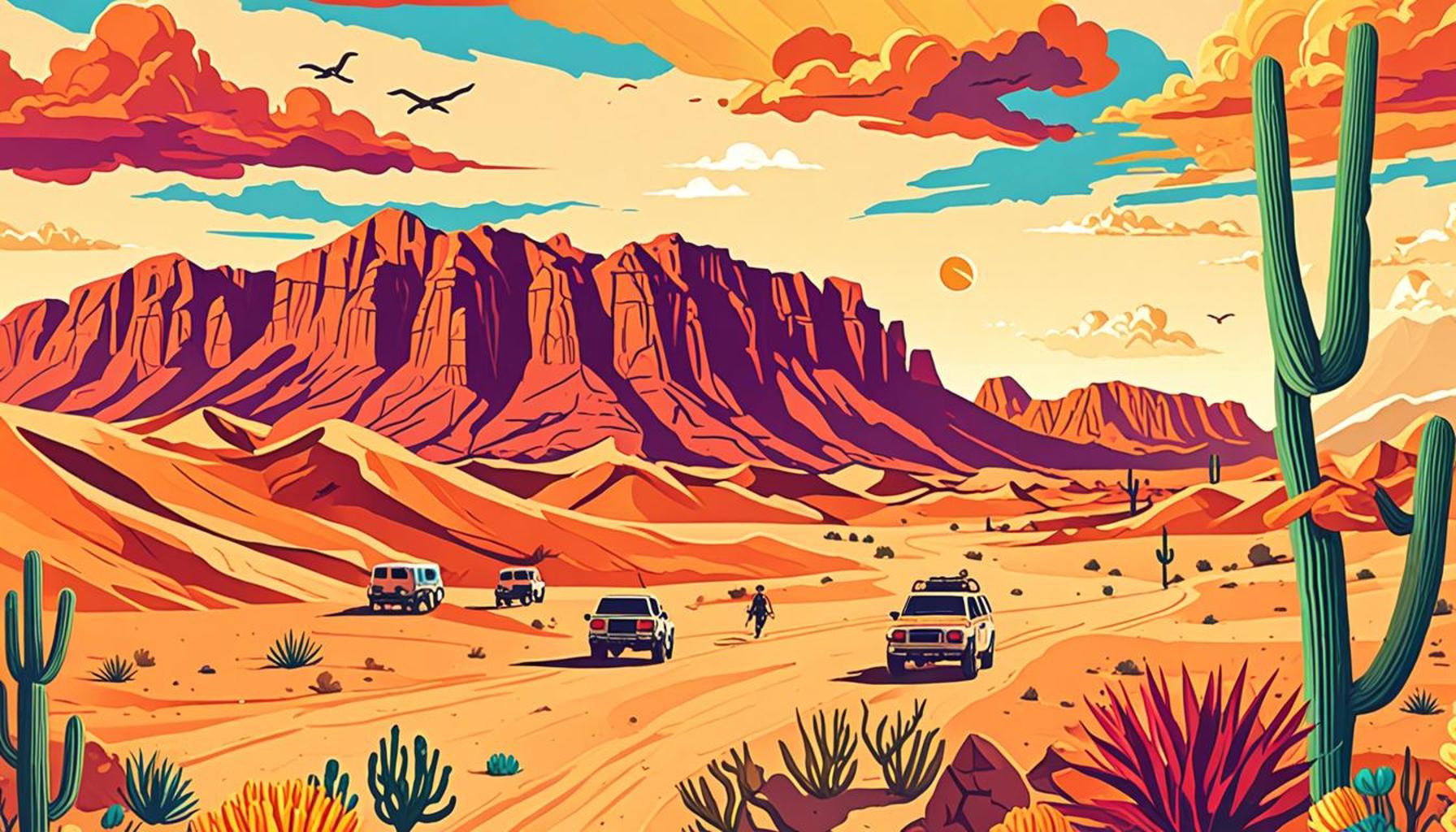 Exploring the Desert: Adventure Routes in Dry and Wild Lands of the USA