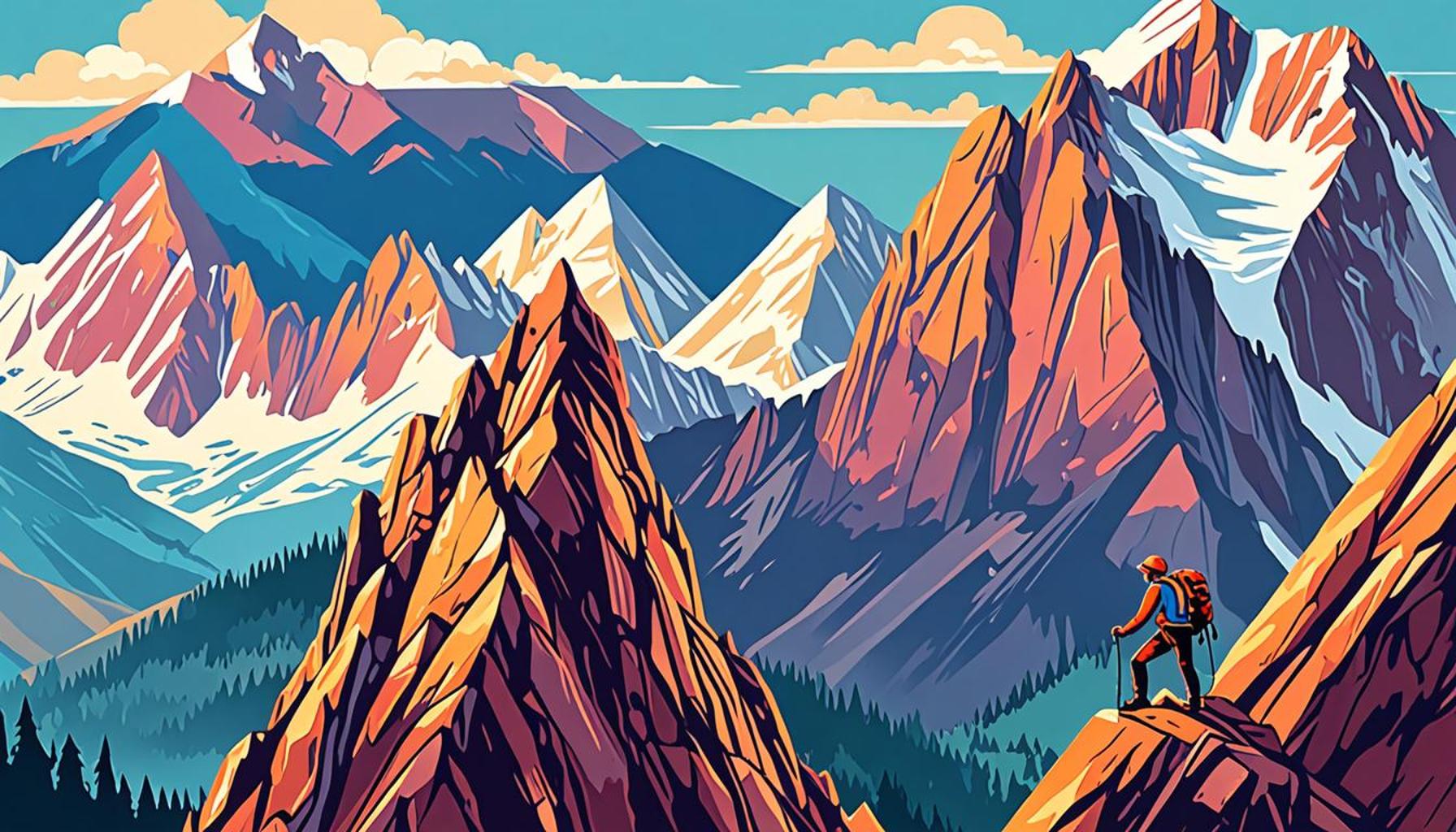 Adventures at Height: Climbing and Mountaineering Routes in the American Mountains