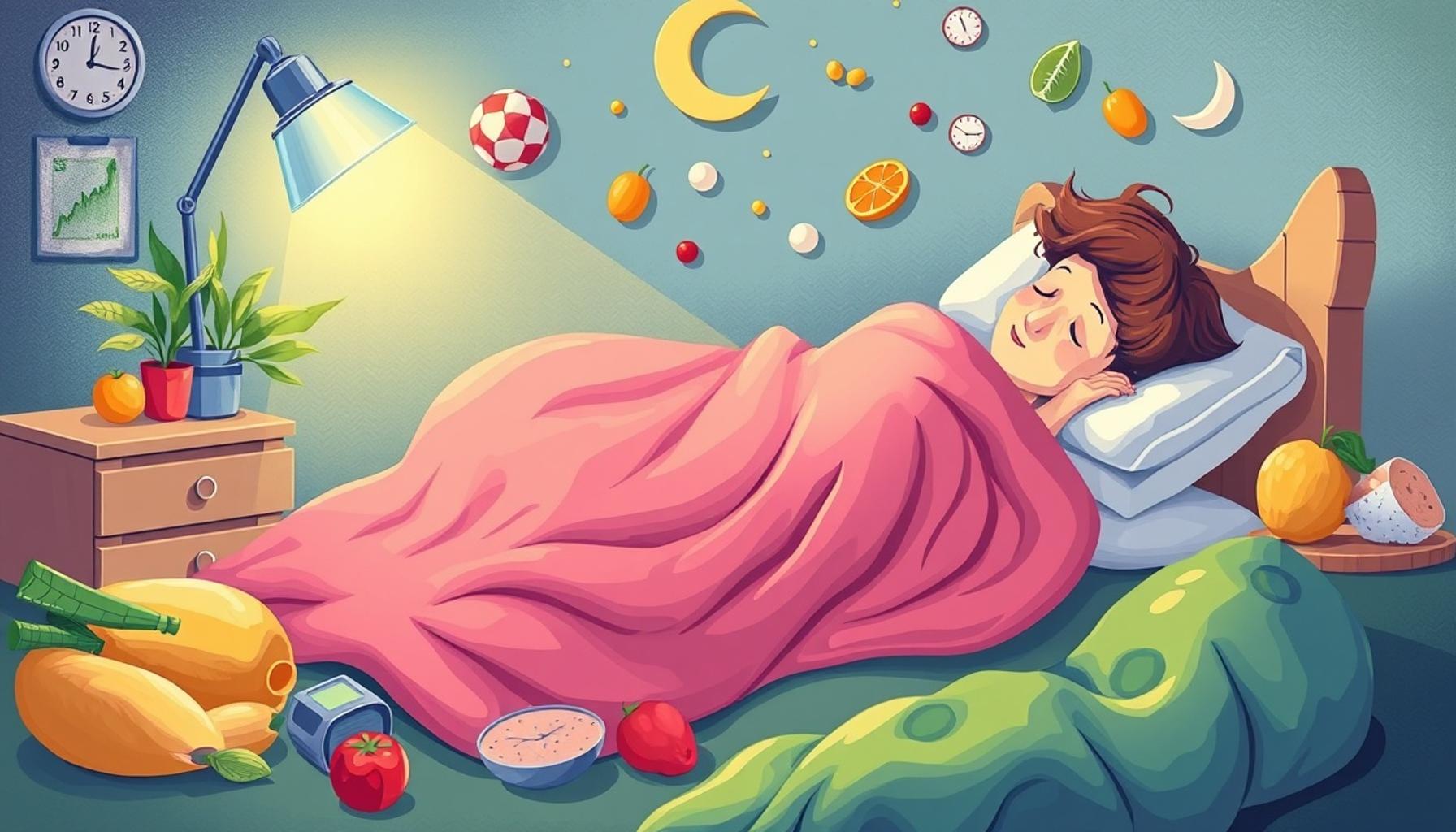 How Exercise and Nutrition Influence Sleep Patterns and Quality