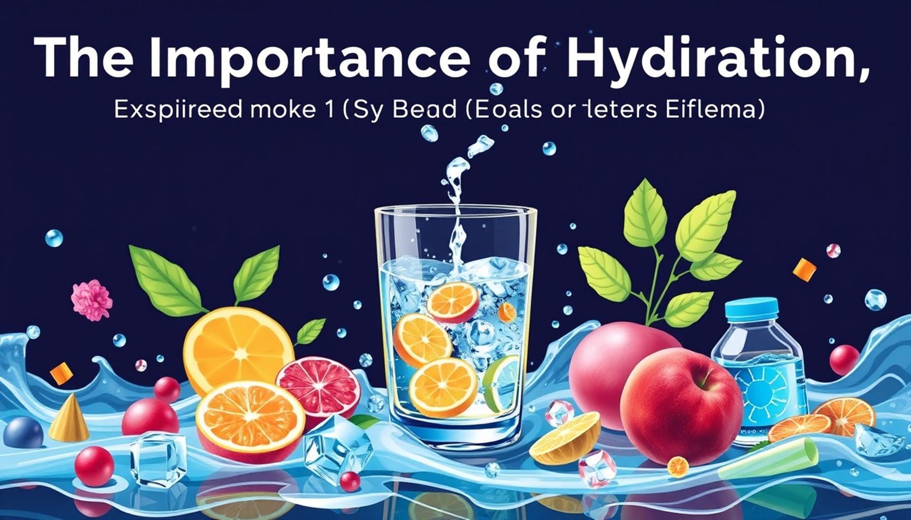 The Importance of Hydration: Tips for Drinking More Water Daily